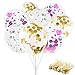 Ohuhu 30 Pcs Confetti Balloons for Christmas Decorations, 12