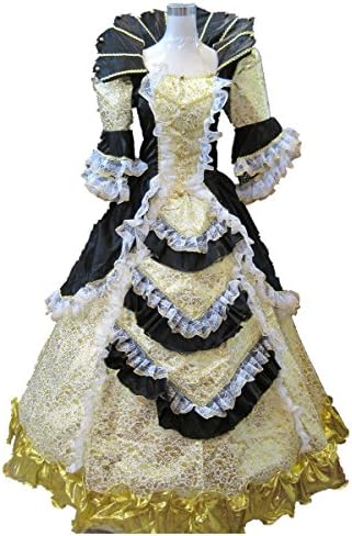 Xnaihuafei Women's Satin Costumes black Size US 4