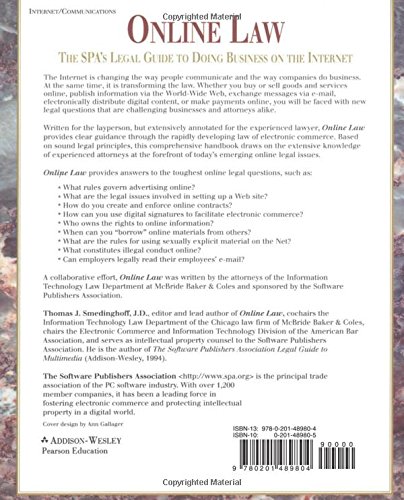 Buy Online Law The Spas Legal Guide To Doing Business On - 