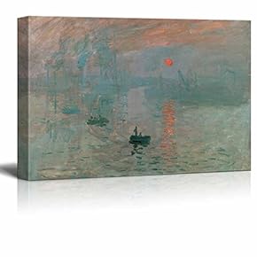 Claude Monet Impression Sunrise Impressionist Art