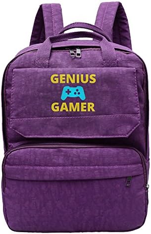 Genius Gamer Woman's Backpack Hot Laptop Backpack