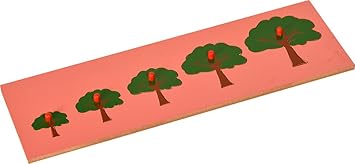 Kidken Montessori Size Variation Inset Board Tree