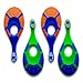 Baby Toothbrush 12 months and up - Toddler Toothbrush - Soft Bristles - Child Sized Brush Heads - infant toothbrush - Kids Tooth Brush - Easy Storage - BPA Free - Boy Set (4-Pack, Green, Orange, Blue)