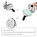 2 Pack Aromatherapy Essential Oil Car Diffuser Vent Clip with 20 Refill Pads, Car Fragrance Diffuser Stainless Steel Locket