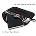 Anti-Radiation Bag, Anti-Tracking Pouch Anti-Spying GPS RFID Blocking Signal Blocker Bag Handset Function Cell Phone Case for iPhone, Samsung and Others Privacy Protection and Car Key FOB (Black)