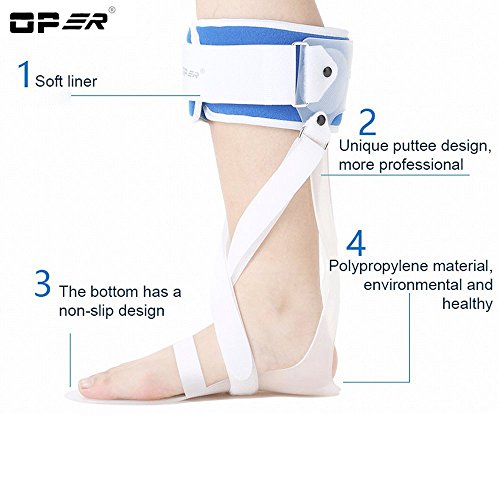 Foot Drop Splint, Furlove AFO Ankle Orthosis Foot Drop Brace Orthopedic