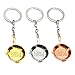2 Pcs Metal Playerunknown's Battlegrounds Game Pan and Level 3 Helmet Keychain Charm Gifts Set for Teammate Best Friend
