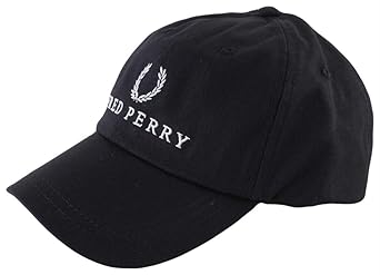 Fred Perry Tennis Herren Kappe Schwarz