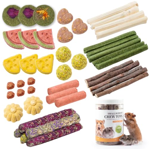 JOUSONTY Hamster Chew Toy Set