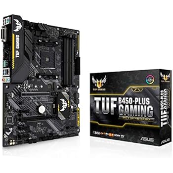 Asus TUF B450M-Plus Gaming AMD Ryzen 2 AM4 DDR4 HDMI DVI-D M.2 mATX Motherboard