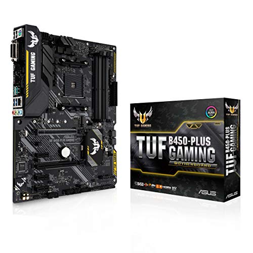 Asus TUF B450M-Plus Gaming AMD Ryzen 2 AM4 DDR4 HDMI DVI-D M.2 mATX Motherboard