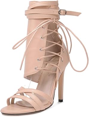 peep toe bandage pumps