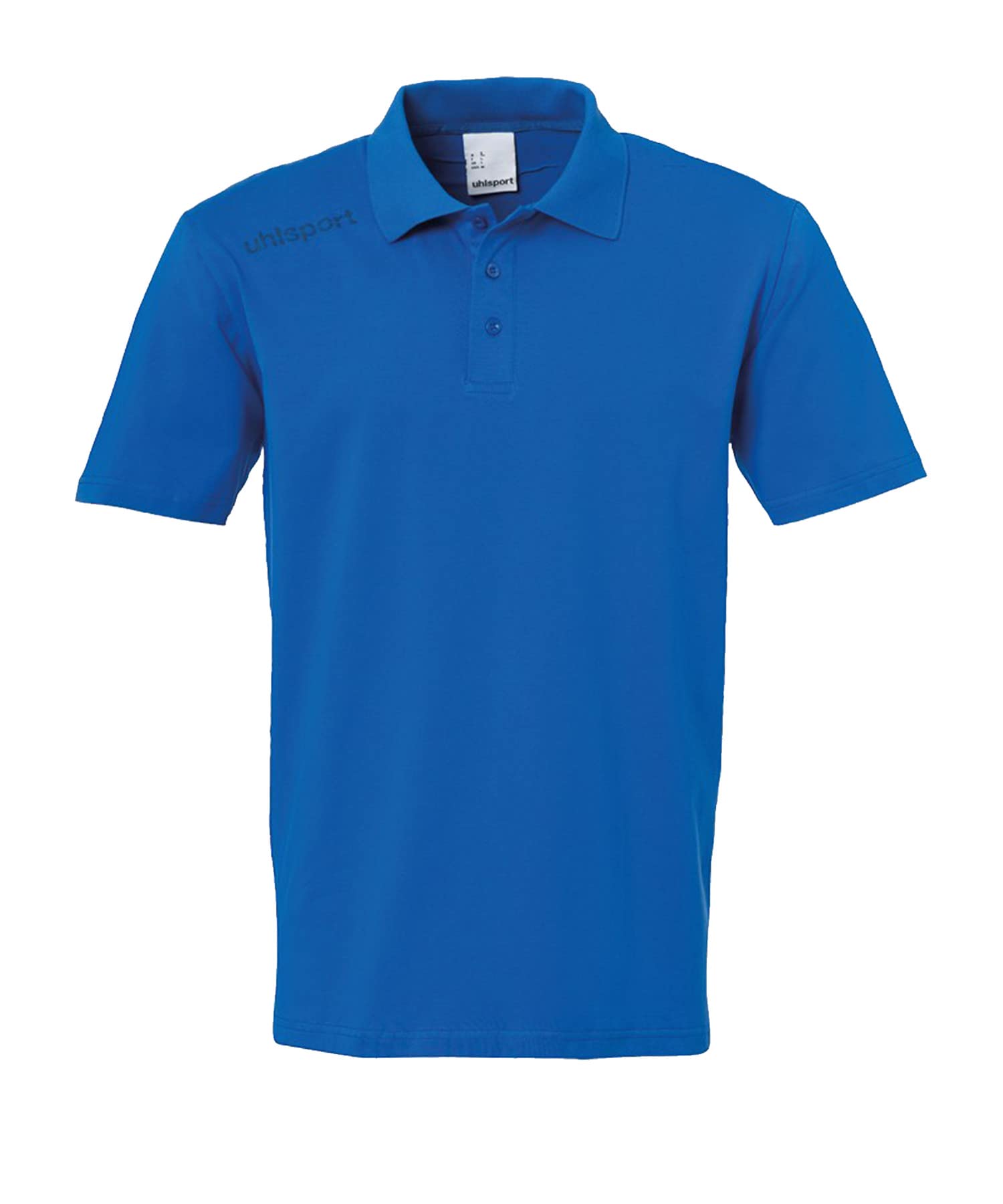 uhlsport Essential Men's Polo Shirt, Mens, Men's Polo Shirt, 100221003, Azure Blue, XXL