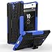 Sony Xperia C5 Ultra Case - MoKo Heavy Duty Rugged Dual Layer Armor with Kickstand Protective Cover for Sony Xperia C5 Ultra 6.0 Inch Smartphone 2015 Release, BLUE