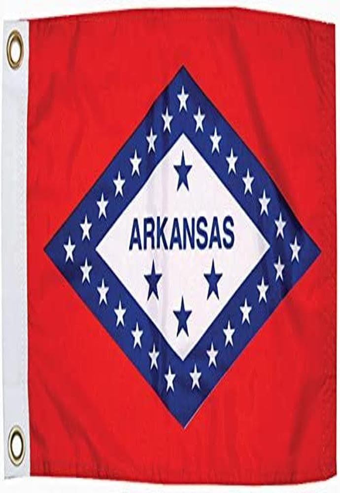 TaylorMade 93091 12 x 18-inch Arkansas Flag