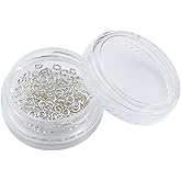 BEADIA 925 Sterling Silver Jump Rings 0.5x2.5mm 150pcs for Jewelry Making Findings