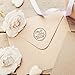 Monogram Address Stamp - Personalized Self Inking Rubber Stamp - Style 032 - with Locking Bottom Cover- Choose from 15 Ink Colors