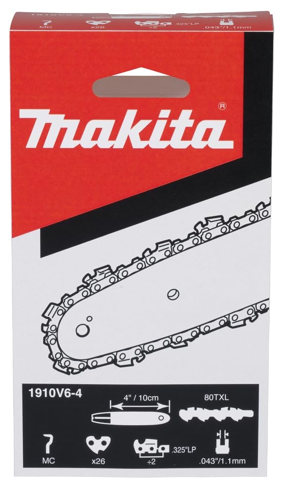 Makita 1910V6-4 Saw Chain 4 Set (80TXL)