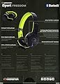 Monster iSport Freedom Bluetooth Wireless On-Ear Headphones-Sports Headphones, Running, Gym Friendly