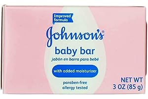 JOHNSON & JOHNSON Johnsons Baby Bar Soap Boxed (89ml), 3 Ounce (Pack of 2)