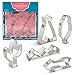 Tribal/BOHO/Southwest Cookie Cutters - 5 Piece Boxed Set - Arrow, Cactus, Feather, Teepee, Chevron - Ann Clark - US Tin Plated Steel
