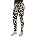 Wonder Woman Logo All Over Print Leggings - Black (Small)