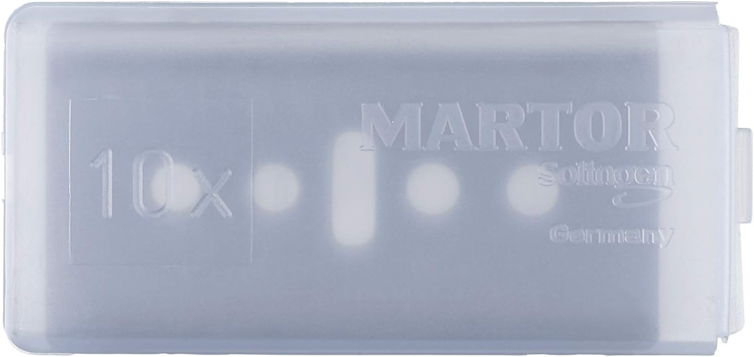 MARTOR 10 x Industrial Blades, Replacement Blades Cutters, Safety Knife, 18.4 mm, Sharp, 4-fold usable, no. 45 - Image 3