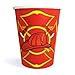Firefighter Deluxe Party Supplies Pack (149 Pieces for 20 Guests) - Complete Tableware and Decorations Set - Fireman Party Plates and Napkins, Fire Truck Decorations for Boys, Blue Orchards