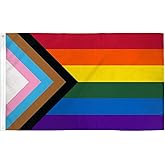 PROGRESS PRIDE WATERPROOF FLAG 2X3FT POLY