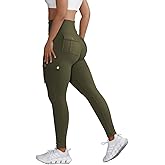 Butt Lifting Leggings with Flap Pockets Workout Cargo Leggings for Women High Waist Tummy Control Running Yoga Pants