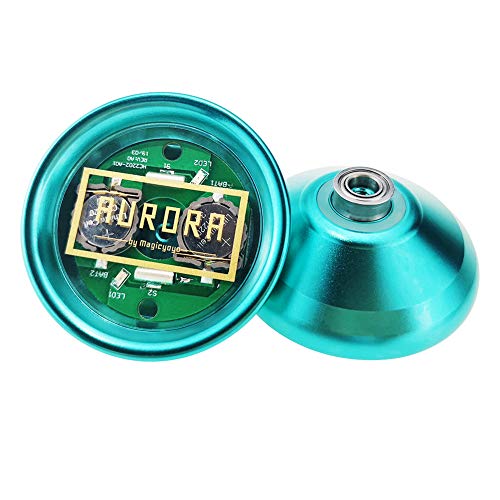 CHEE MONG Unresponsive Yoyo Y02 Light Up, MAGICYOYO Professional Yo-yo, Alloy Yoyo with Orange LED Lights with Bag + Glove + 5 Yoyo Strings - Thumbnail 6