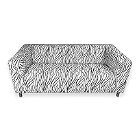 KAO Mart Removable Sofa Slipcover Cover Fits Only For Ikea Klippan Sofa Zebra Animal Print