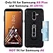 Phone Case for Samsung Galaxy A6 Plus A6+ J8 2018 with Tempered Glass Screen Protector Cover Cell Accessories Credit Card Holder Wallet Kickstand Heavy Duty Protective Glaxay A6Plus Women Girls Men
