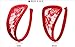 Women's Rose C-Shape C-String Thong Mesh Underwear
