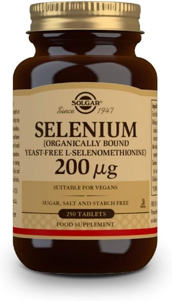 Solgar – Yeast-Free Selenium 200 mcg, 250 Tablets: Health & Personal Care