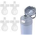 4pcs Replacement Leak Stopper for Thermos Funtainer 16 Oz Stainless Steel Vacuum Insulated Bottle, Spill Stopper Water Bottle Lid Seal Plug Replacement Parts Accessories for Thermos Funtainer