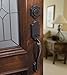 Kwikset 98001-123 Arlington Single Cylinder Handleset w/Lido Lever featuring SmartKey in Venetian Bronze