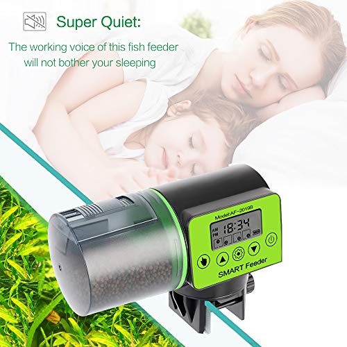 PETRIP Automatic Fish Feeder Programmable MoistureProof Electric Auto