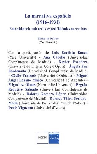 La  narrativa española, 1916-1931