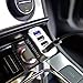 Inateck Aluminum 9.6A/ 48W 4-Port USB Car Charger with Intelligent Charging Technology for Smartphones and Tablets, 2 Pcs Free Micro USB Cables Included(4 ft))
