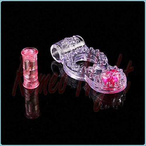 Rosbane(TM) C l it V i b rating C o c k R i ng,Stretchy Delay P en is R i ngs, S e xy Toy for Ma l e, Adult S e x Products.
