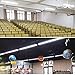 CNSUNWAY LIGHTING 8FT LED Bulbs, 45 Watts, 4800LM, 6000K Cool White, Clear Cover, Single Pin Fluorescent Fixtures Replacement(20 Pieces)