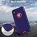 iMangoo iPhone Xs Max Case, iPhone 10s Max Case Outdoor Sports Heavy Duty Shockproof Case Full Body Protection Cover Non Slip Matte Surface Phone Case for iPhone X S Max 2018 6.5'' Purple