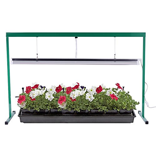 iPower 54W 4 Feet T5 Fluorescent Grow Light Stand Rack for Seed