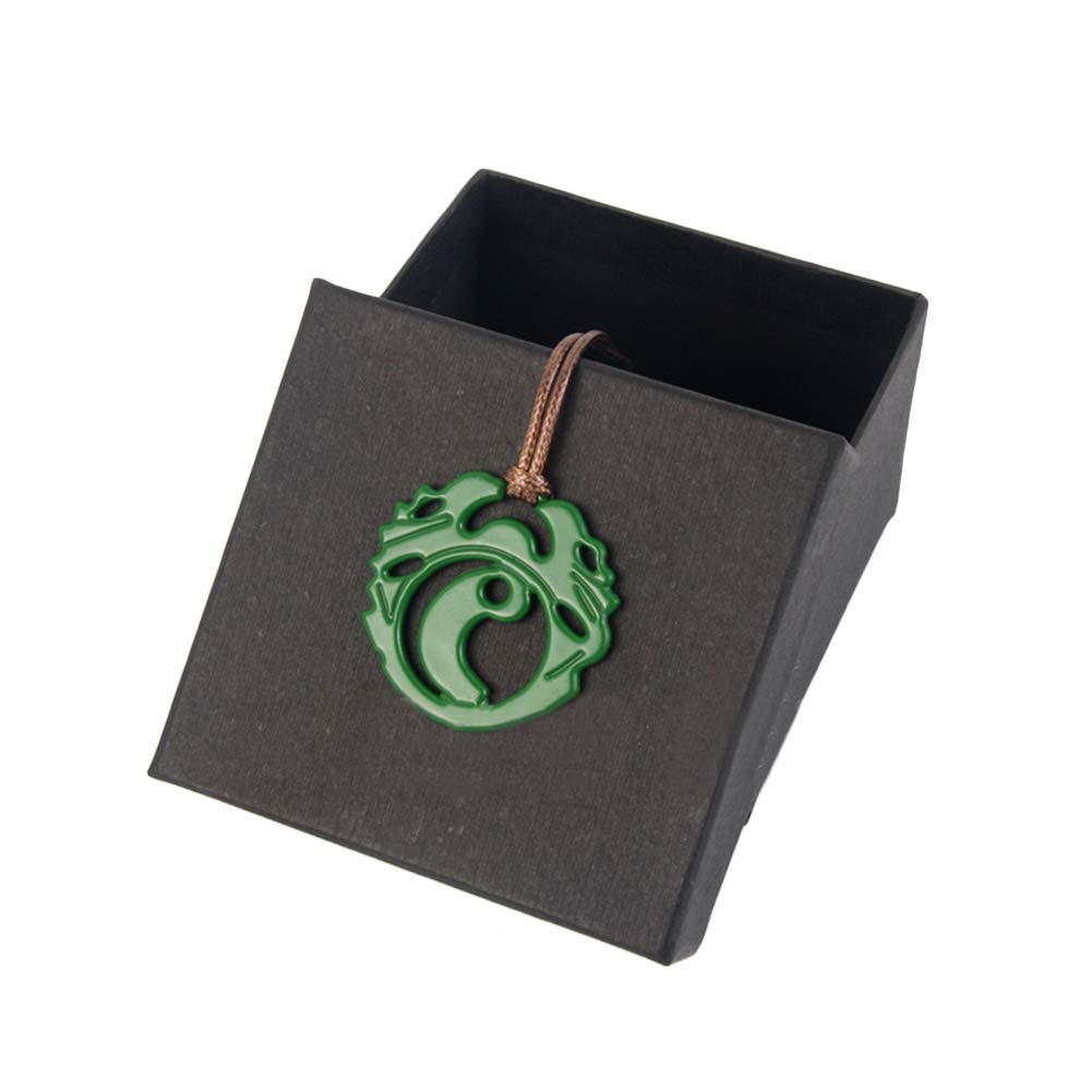 Xcoser Lara Necklace Croft Green Pendant Fancy Accessories Cosplay Props Xcoser