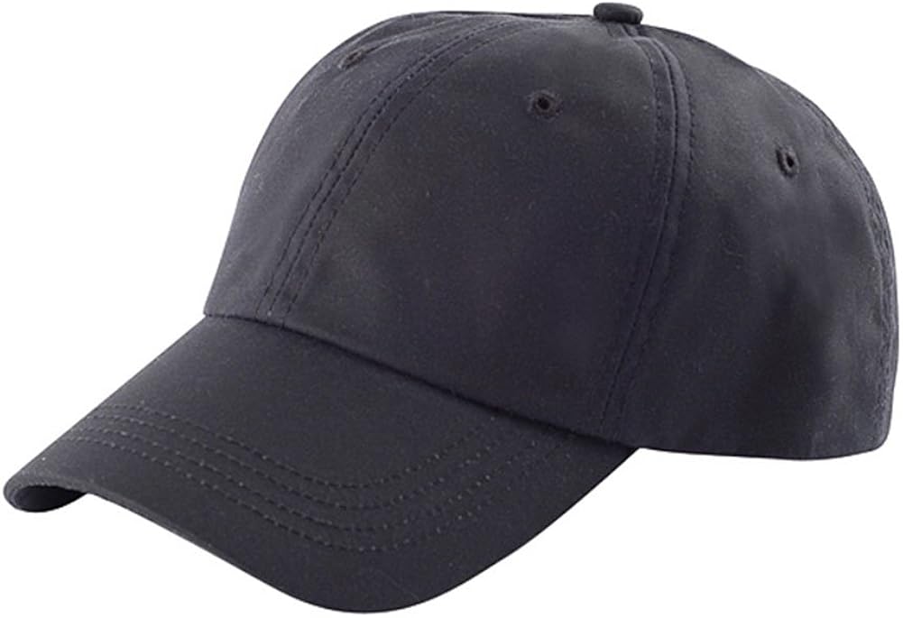 black waxed hat