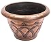 Medieval Arch Rustic Country Look Plastic Planter 12X8 Flowerpot for Indoor, Outdoor, Garden, Patio, Office Ornaments, Home Decor, Long Lasting Reusable, Light Weight, Water Resistant (Copper)