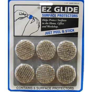EZ Glide 1 1/2 Sand Circle Adhesive Protector by EZ-GLIDE