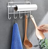 HUAZHIJIN Adhesive Wall Hooks Rack Kitchen