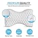 wavve Leg Pillow for Side Sleepers, Pregnancy Support, Hip, Sciatic, Lower Back Pain Relief Gel-Infused Memory Foam Knee Pillow Orthopedic Contour Under/Between Knee Pillow for Sleeping with Strap